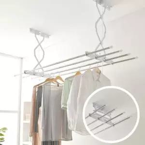 베란다 2단 125cm 건조대봉 천정형 빨래건조대 천장 (WFGZGO5)