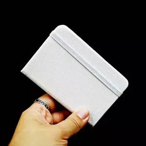 A7 메모 다이어리 유선메모장 유선 화이트 수첩 밴딩