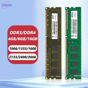DDR2 DDR3 DDR4 4GB 8GB 16GB 데스크탑 메모리 Ram PC2 667 800Mhz PC3 8500 10600 12800 PC4 2133 2400 2666 3200Mhz DIMM 메모리 Ram