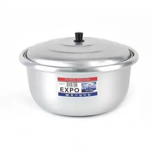 [콩심팥심]40cm 업소용 알루미늄 국솥 가정 양은