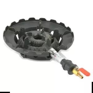 몸체+받침대LPG 업소용 2구버너 쌍관버너(2구) 몸체+받침대(LPG)