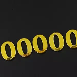 한울애 스티커 호실판 입체숫자 금색 5P