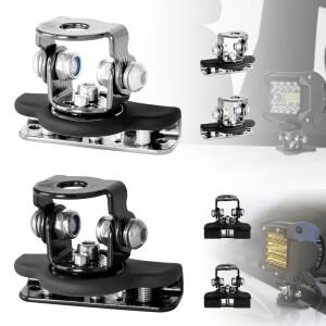 자동차 후드 스포트라이트베이스 장착 클립 LED 작업 조명 마운트 클램프 바 브래킷 오프로드 4x4 액세서리