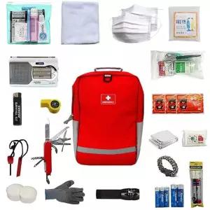[콩심팥심]응급용품20종 구급함 지진대비 생존배낭A형 가방