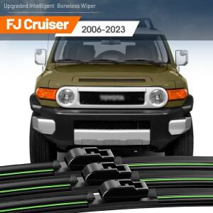 Toyota FJ Cruiser 용 3pcs 2006-2023 앞 유리 와이퍼 블레이드 2007 창 액세서리