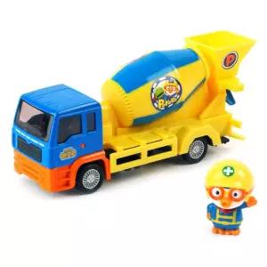 유아 뽀로로 소형 메탈 레미콘 중장비 자동차 장난감 아이 아동 어린이완구 키즈