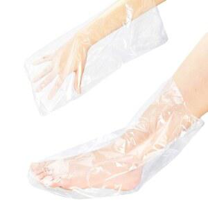 AMT 100 카운트 손발용 파라핀 왁스 백, 플라스틱 리필 라이너, 양말 및 장갑 테라바스 처리 기계 용 목욕 커버