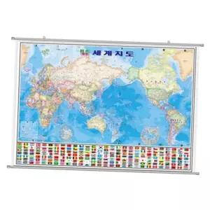 취미 영진 표준행정 세계지도 괘도 개(1개입)