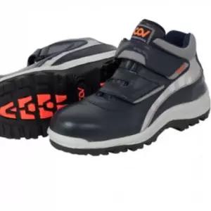 작업신발 코브 안전화 가죽 건설화 공장신발 현장화 네이비 5in