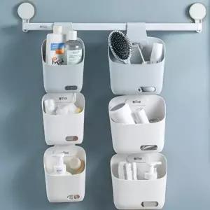 욕실수납 다용도 물빠짐 봉걸이 신축가능 욕실 수납 가능 (WFK1N9V)