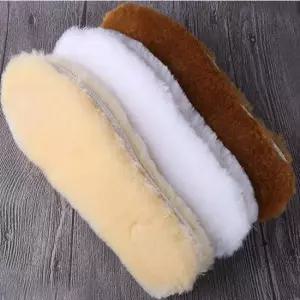 퍼깔창 남녀공용 겨울 양모 울 혼합 겨울 양털 밍크깔창 보온 방한 운동화 구두 신발 부츠