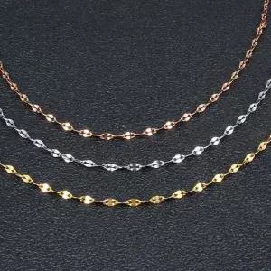 티타늄목걸이줄 립체인 목걸이줄 써지컬스틸 3컬러