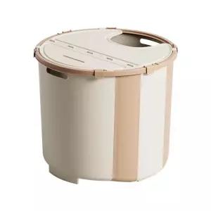 원형 목욕통 반신욕 접이식 원룸 1인용 자취 휴대용 폴딩 가정용 히노끼