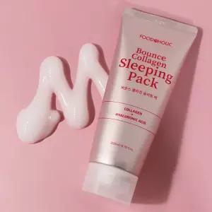 푸드어홀릭 바운스 콜라겐 슬리핑 팩 200ml /수분크림 수면팩 물광