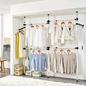 upgrade 4단 행거 38mm 고정식 스탠드행거 다용도수납 W4EE870