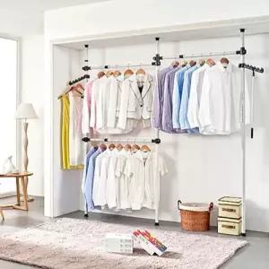 upgrade 3단 행거 38mm 고정식 스탠드 다용도 옷행거 W4EE873