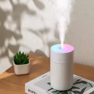 픽온 미니 가습기 노필터 휴대용 탁상용 차량용 무드등 사무실 책상 무선 안개분무 살균 건조
