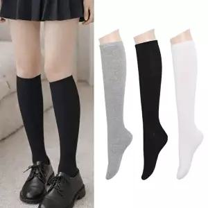 [모든GO]여성 니삭스 국산 무릎양말 3종SET 데일리 사계절용 교복 출근룩 운동양말