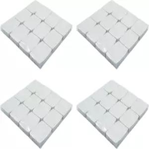 AIMOFAMAG 매직 스노우 페이퍼 (4팩 흰색) - 쇼 및 크리스마스 파티를 위한 즉각적인 블리자드 효과