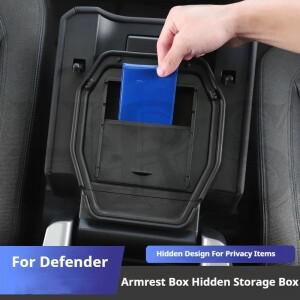 [호환품]랜드로버 호환 디펜더 110 - ABS 차량 중앙 제어 팔걸이 박스 숨겨진 수납 프라이버시 액세서리
