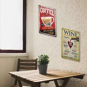 레드 ZXI104G1 와인 빈티지 철제 액자 인테리어 소품