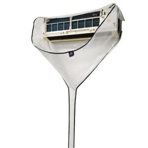 청소 비닐 방수포 워터백 청소커버 벽걸이 블루 시스템 벽걸이에어컨 주머니 에어컨청소