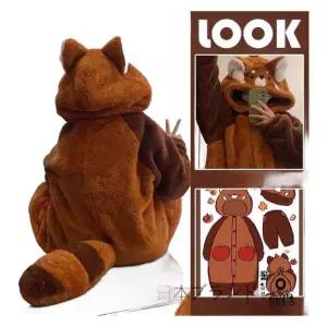 래서판다 동물잠옷 파자마 너구리 카피바라 수면잠옷