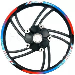 호환   휠 허브 휠 림 스티커 반사 스티커 14 인치 허브 Lifan Kpv 150adv