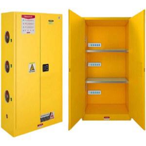 철제 안전 캐비넷 2갤런 4gal 노란색 스테인레스 위험물보관함 저장고 올스틸 60
