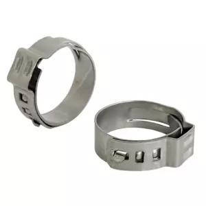 호스 체결 밴드 국산 스텐 도시가스 호스밴드 17.5mm 2개입 LPG 가스호스 고정 클램프 조임 반도 물호스
