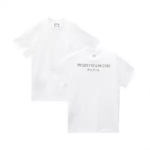 우영미 자개 백로고 남성 반팔티셔츠 W251TS08701W