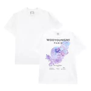 우영미 백로고 남성 반팔티셔츠 W251TS05701W