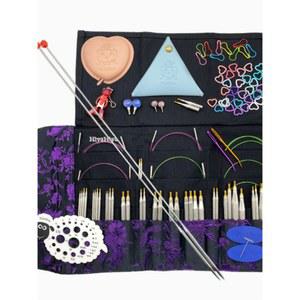 히야히야 메탈 뜨개바늘 코바늘 용품 뜨개용품 마개 뾰족한 19개 뾰족바늘 뜨개질