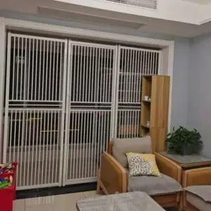 무타공 안전문 펜스 방묘문 울타리 고양이 중문 화이트 높이 80cm 양면개폐문 폭