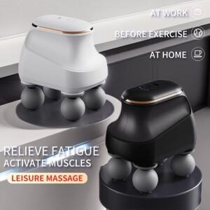 2026 충전식 4헤드 파시아 건 전문가용 고주파 진동 미니 휴대용 저소음 피트니스 마사지기