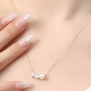 [골드스마일]심플목걸이 여성목걸이 목걸이 진주목걸이 여자목걸이