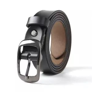 [골드스마일]정장 이시아르 벨트 블랙 캐주얼 여성 소가죽