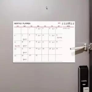 600X400 먼슬리 고무자석 플래너 화이트보드 WFLOLM2