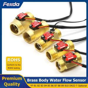 물흐름 센서 홀 효과 유량계 황동 밸브 본체 액체 온수기 시스템용 스위치 G1/2