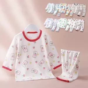 여름 메쉬 7부 내의 상하세트 실내복 좋은 쾌적한 아기옷