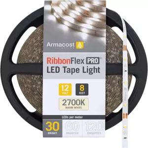 Armacost 조명 리본플렉스 프로 12V 화이트 LED 스트립 30 LED/m 2700K 8.2피트 131210