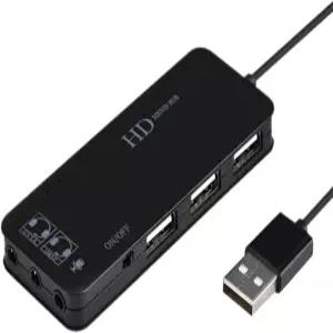 윈도우 맥 리눅스 PC 노트북 데스크톱 PS4 컴퓨터 외장 USB 새 버전 그레이용 3.5mm 헤드폰 및 마이크 잭이