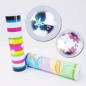 꽃잎무늬넣은 거울 반사 만화경 만들기 5p 과학실험