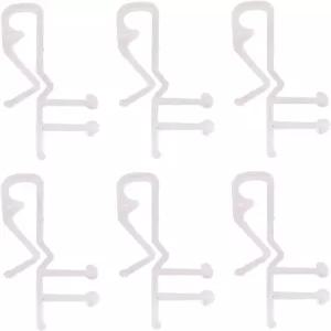 놀라운 드레이퍼 하드웨어 1-3/4번째 투명 숨겨진 밸런스 클립 - 블라인드 및 창문 그늘을 위한 내구성