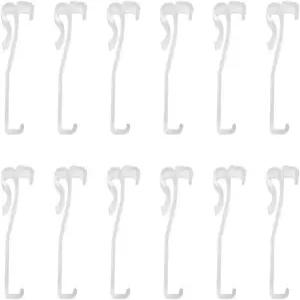 블라인드용 2.5인치 밸런스 클립 12개 숨겨진 블라인드 채널 미니 클리어