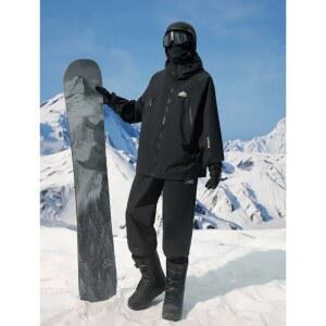 하얼빈 동북 0도 스키 보드 더블 방풍 여성 남성 방수 싱글 내한 의류 따뜻한 스노우 세트