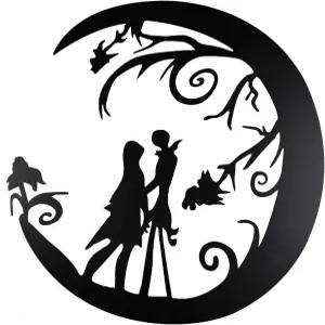 크리스마스 할로윈 금속 벽 예술 장식은 공포의 고전 캐릭터로 제작되었습니다. 악몽의 테마를 위한 홈