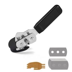 더블 헤드 자동차 비닐 커터 윈도우 필름 스퀴지 비닐 커팅 나이프 뒤집개, 필름 도포용, 10 여분 날 필름