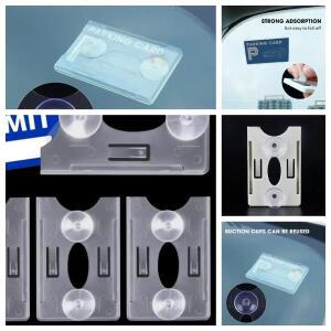 고품질 자동차 앞유리 카드 홀더 내구성 있는 ID IC 슬리브 차량 정리 액세서리 인테리어