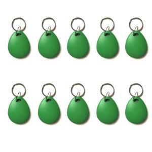 10Pcs 13.56Mhz 블록 0 섹터 재기록 가능 RFID M1 S50 1K UID 변경 카드 태그 키 체인 Keyfob ISO14443A Cl